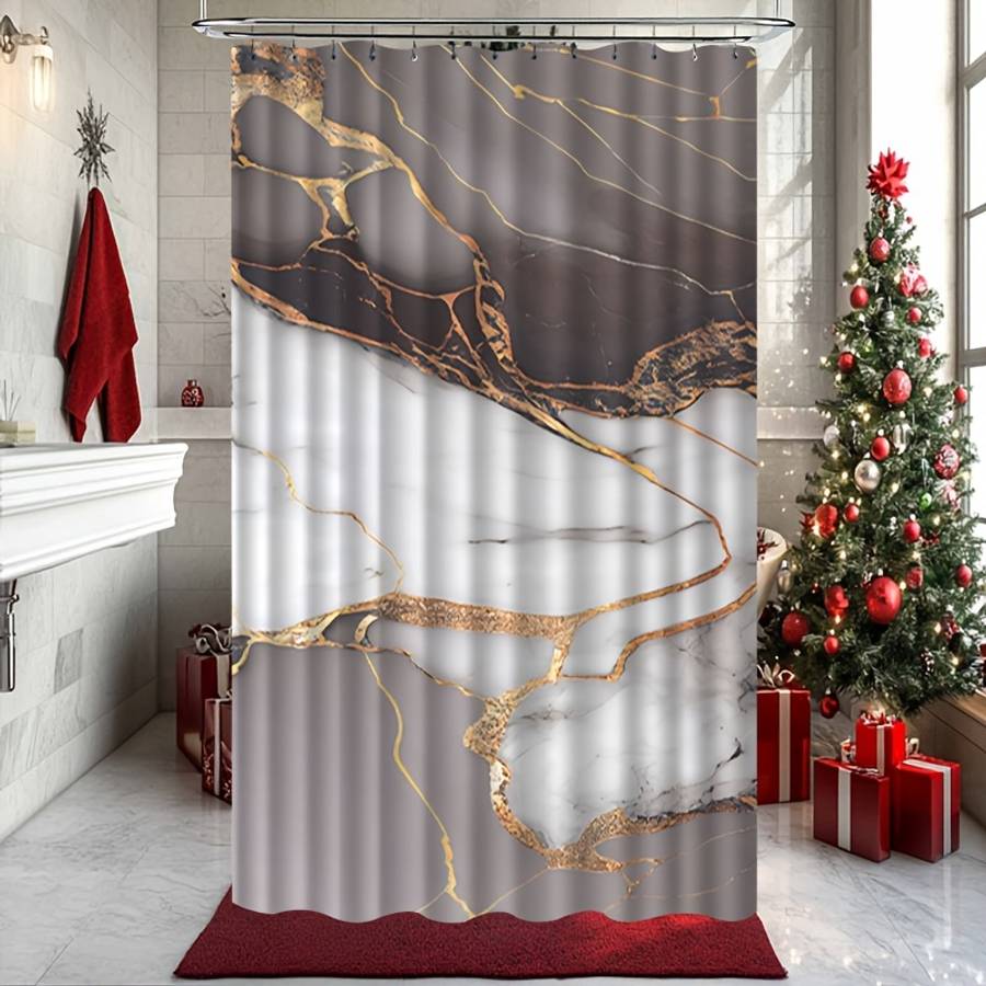 Waterproof Shower Curtain Color Polychrome Size 100X200 100.0Cm*200.0Cm