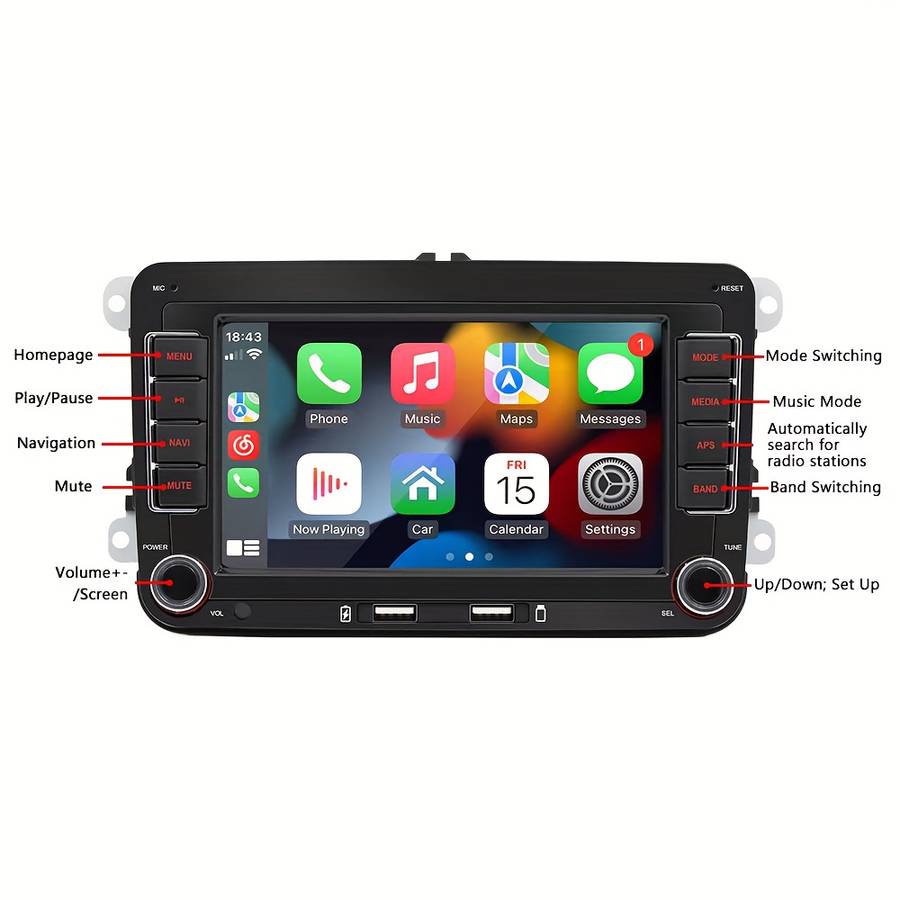Car Audio  Entertainment System Items Car Stereo Radio For Vw