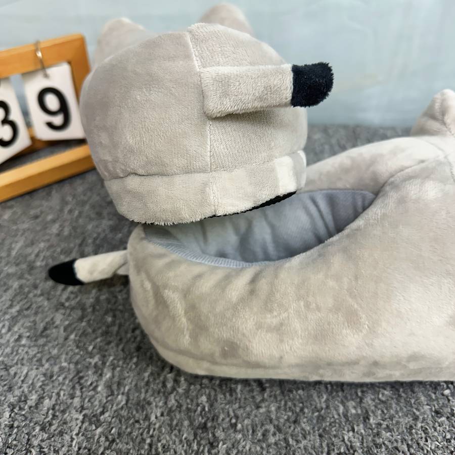 Cotton Slippers Color Grey Sizeuk 8.5