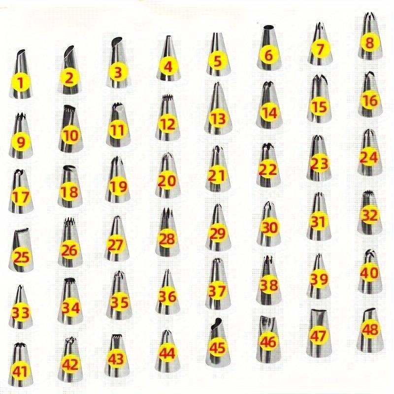 Professional Cake Decorating Head Quantity 48Pcs