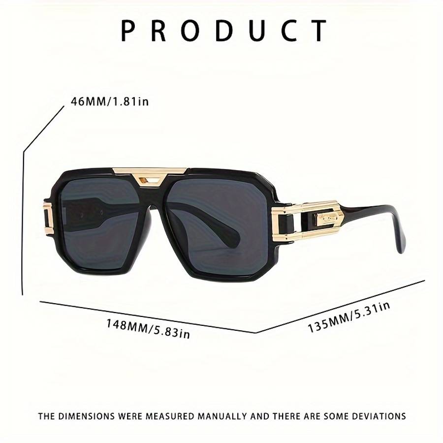 Mens Glasses Color Black Frame White Flat Lenses