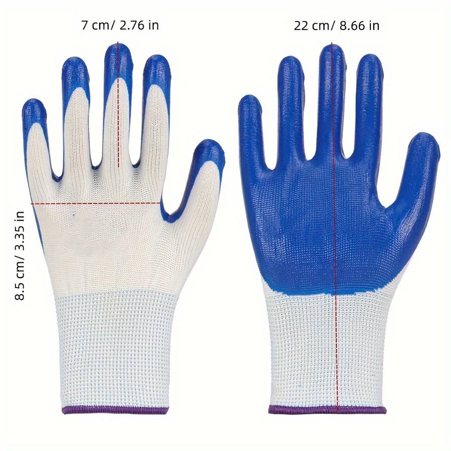 Work Gloves Size Suitable Sizes For Everyone Quantity 1 Pair Of