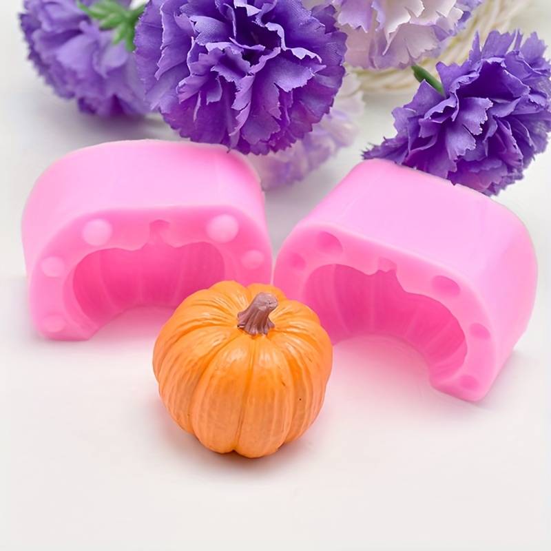 Suitable For Baking Molds Style Two Petal Pumpkin Silicone Mold