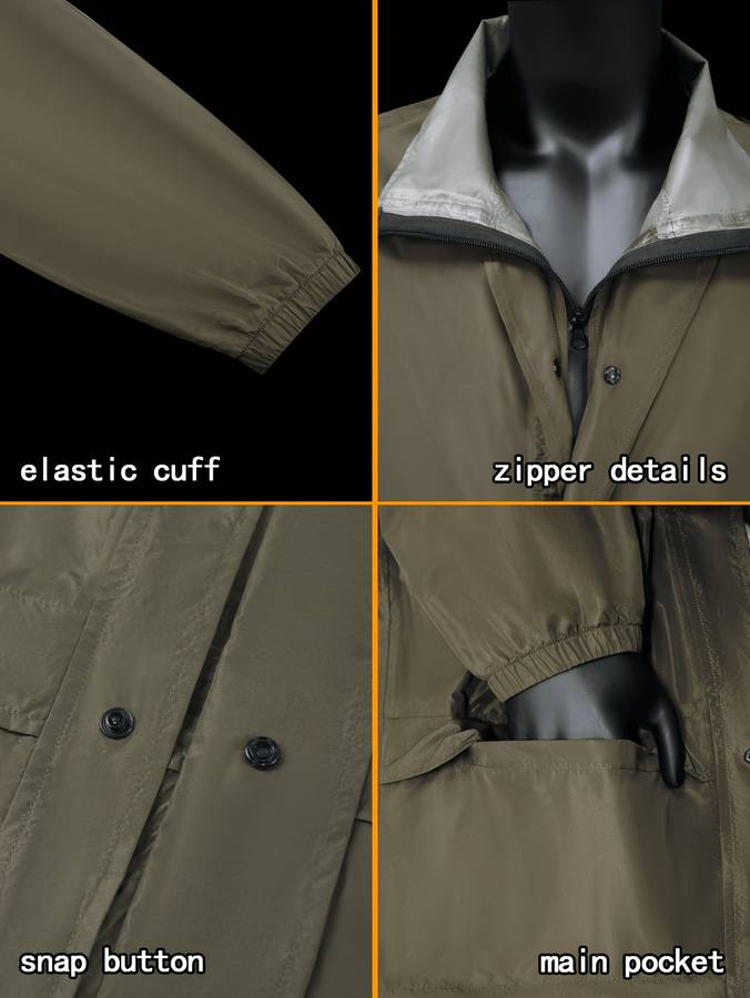 Raincoat Dark Brown Size M
