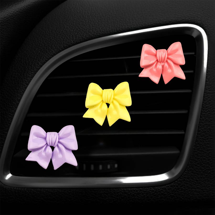 Car Interior Decor Items 3 Pieces Red  Add  Yellow  Add  Purple