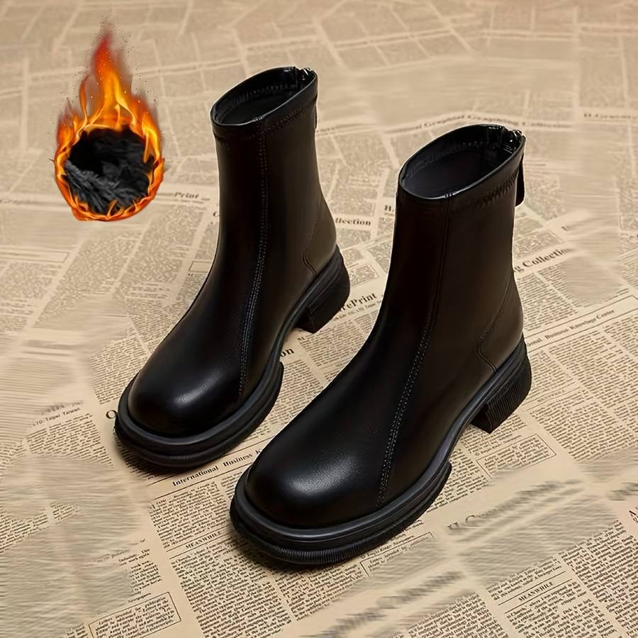 Women S High Heels Color Black Fleece Sizeuk 3.5