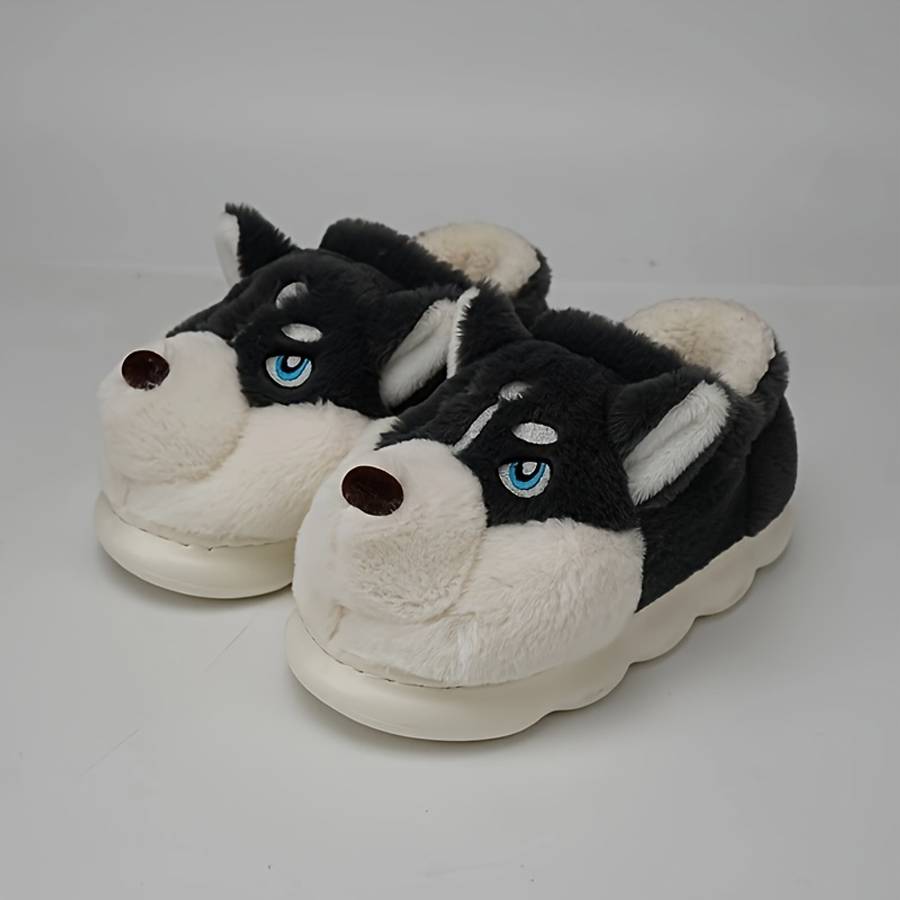 Cotton Slippers Color Dark Gray Sizeuk 5.5-6