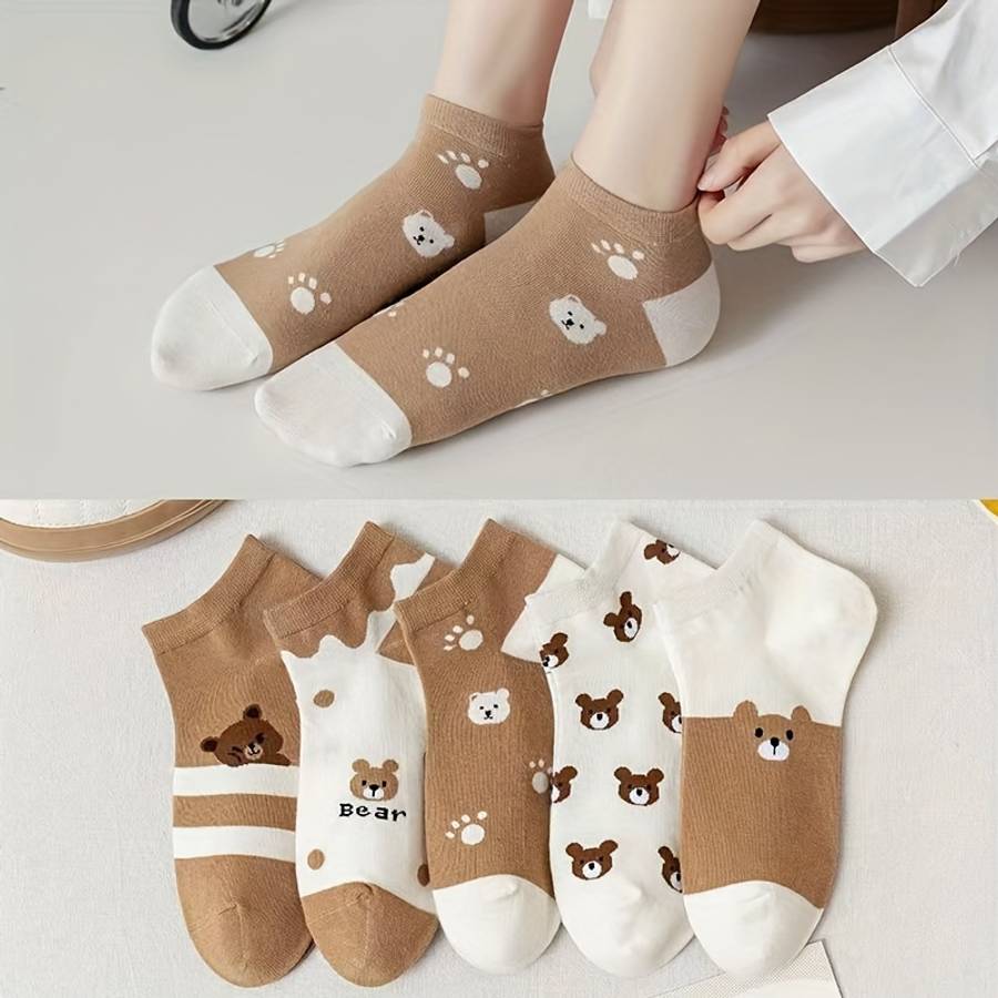 Women S Socks Items Mixed Color 5 Pairs