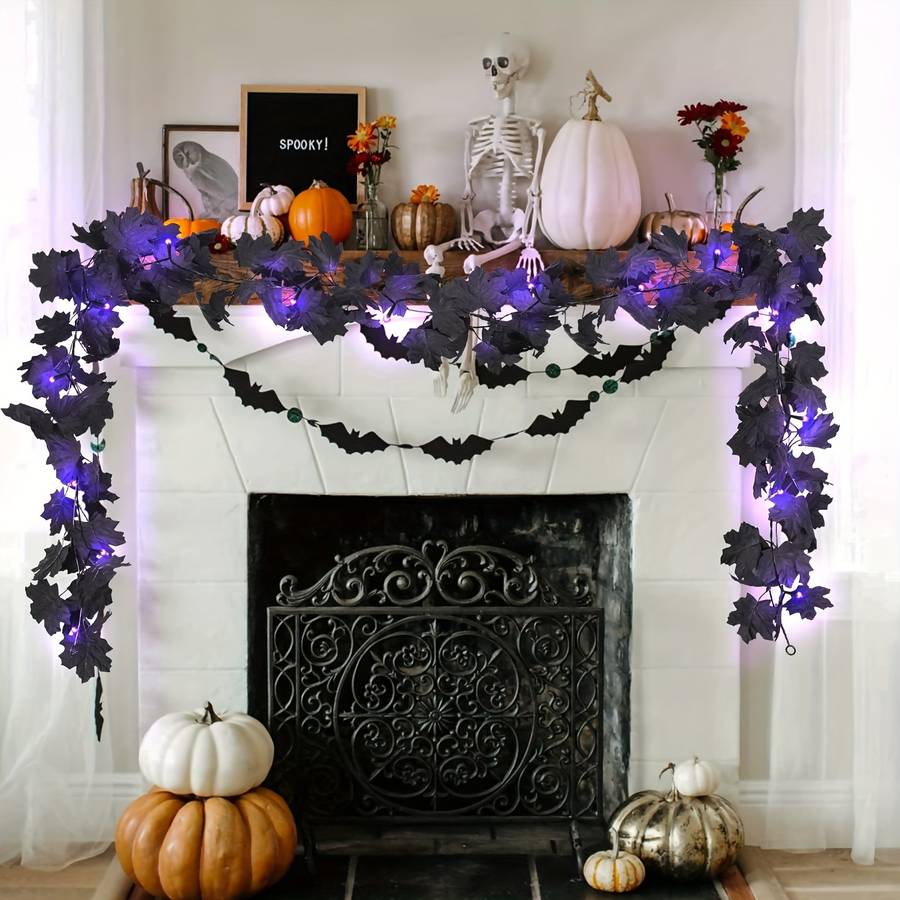 Halloween Decorations Color Warm Lighting
