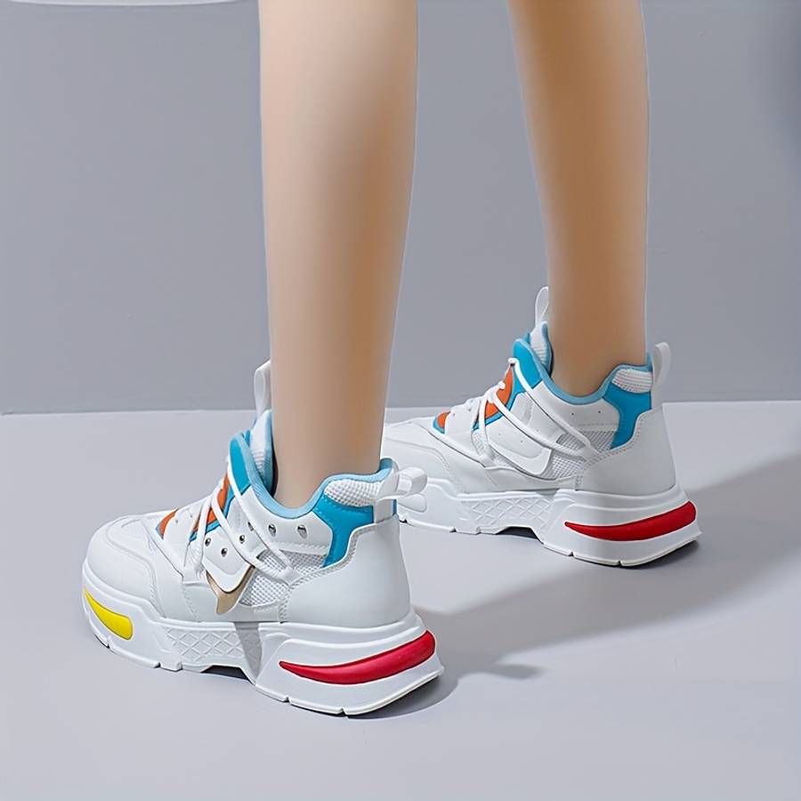 Women S Sneakers Color Blackred Sizeuk 5.5