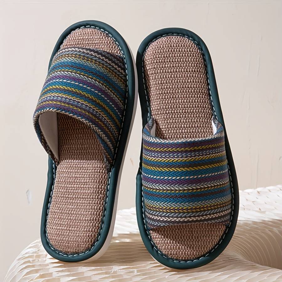 Cotton Slippers Color Beige Sizeuk 8.5-9
