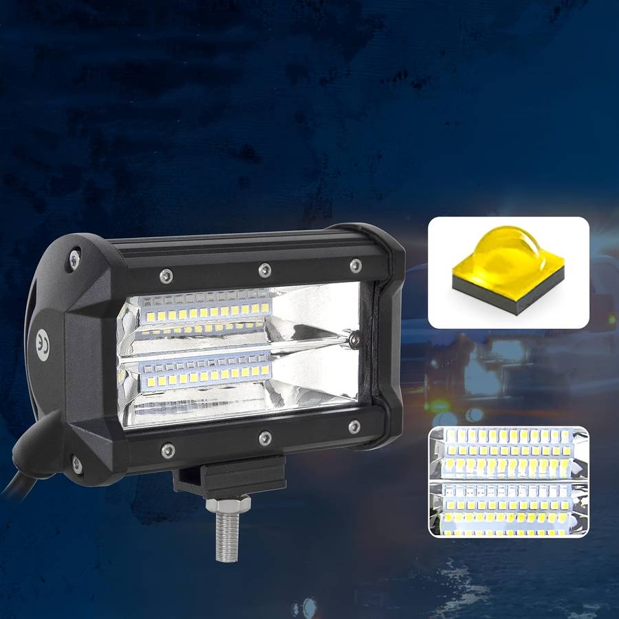 Car Lights Items 12.7 Cm 72W White Light