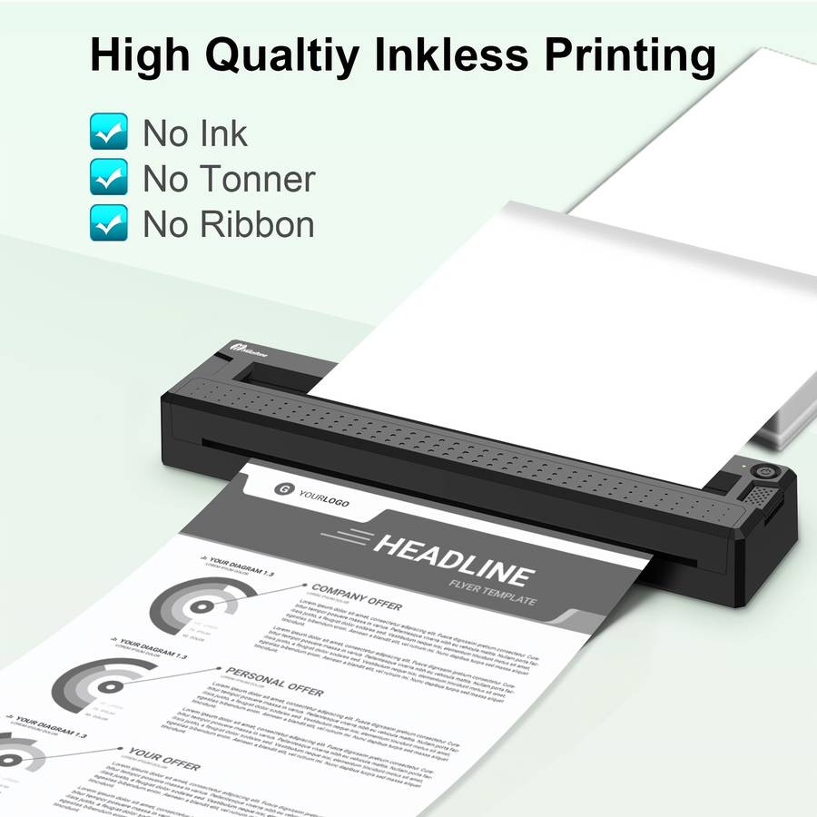 Printer Color Black  5 Transfer Sheets  5 Document Sheets