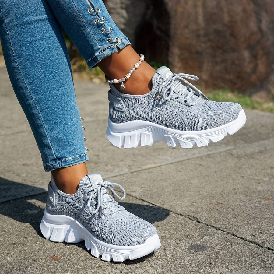 Women S Sneakers Color Grey Sizeuk 4