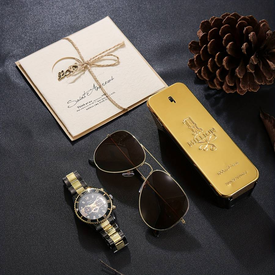 4Pcs Gorgeous Men Set Of Handsome Luxurious And Trendy Cool Luxury