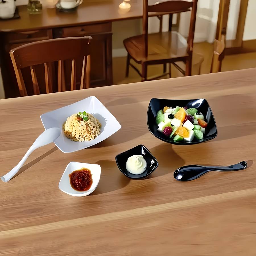Bowl Items White  Bowl   Plate  Spoon