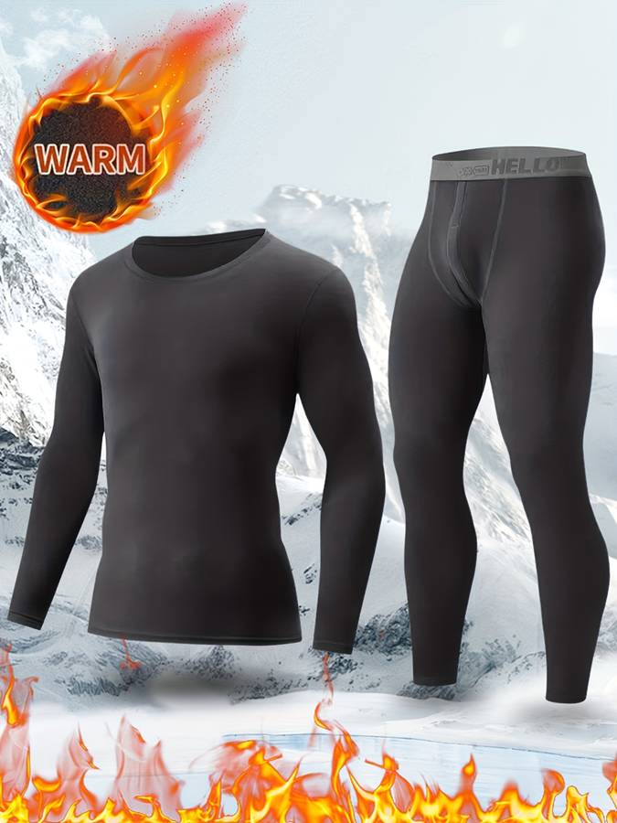 Thermal Underwear Color Light Grey Sizes