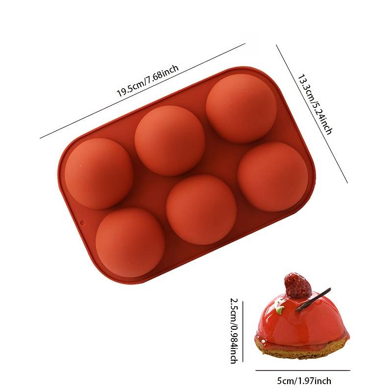 Suitable For Baking Molds Color Brick Red