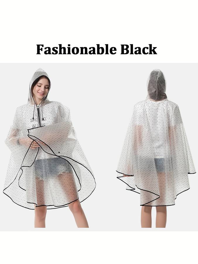 Raincoat White Size Asian Onesize