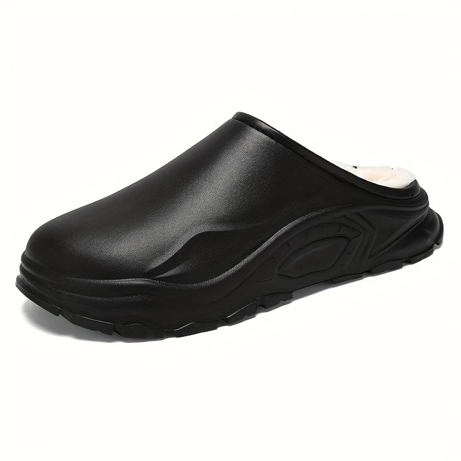 Cotton Slippers Color Black Sizeuk 7.5-8