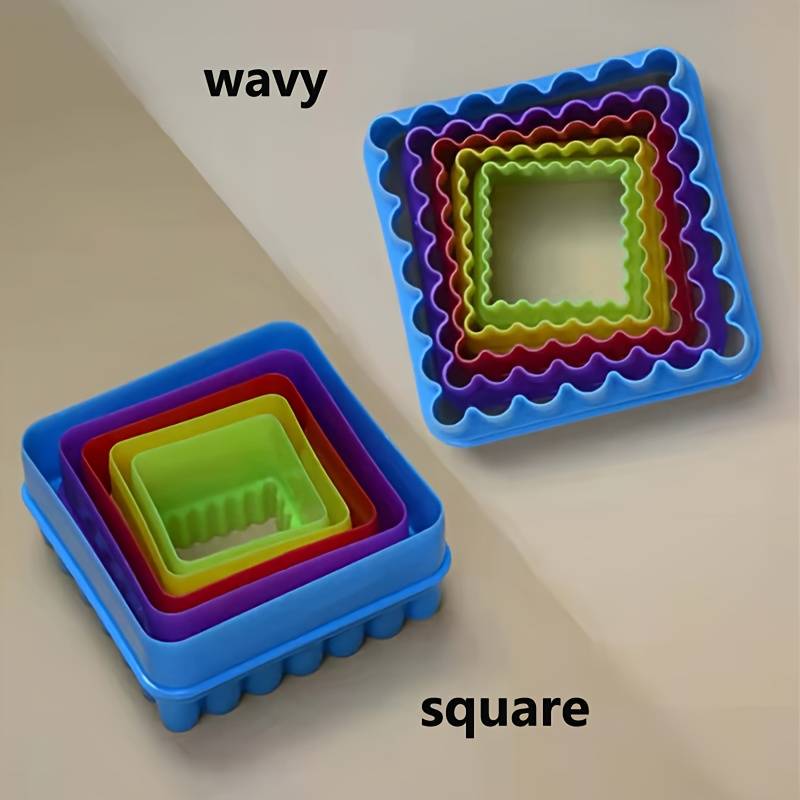 Suitable For Baking Molds Style Wave Squarex5