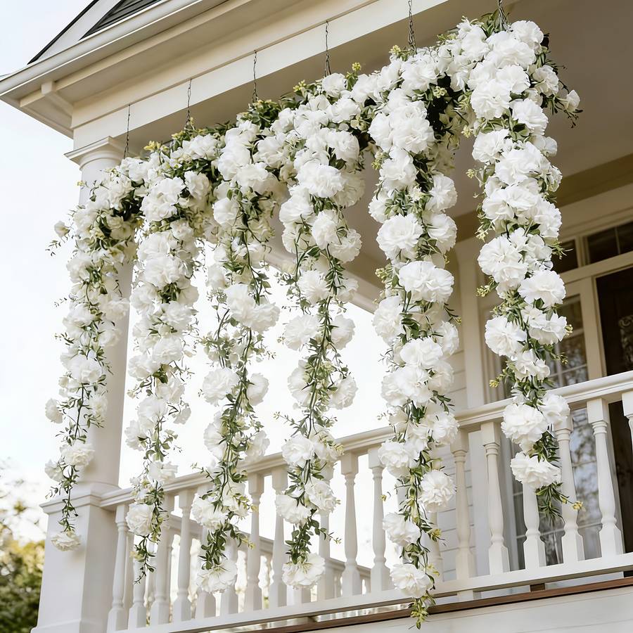Wedding Supplies Color White Items Carnation Rattan