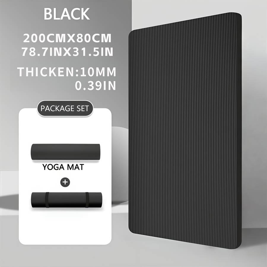 Yoga Mat Dark Green Items 200*80 Cm78.7*31.5 In