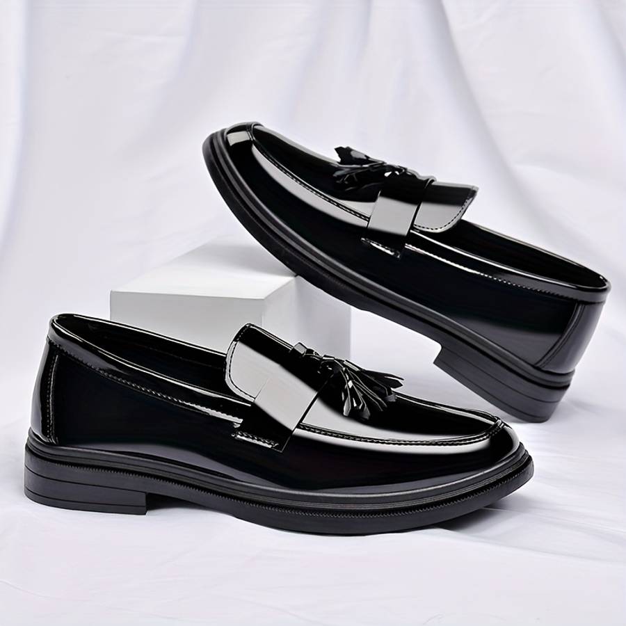 Mens Leather Shoes Color Black Sizeuk 8