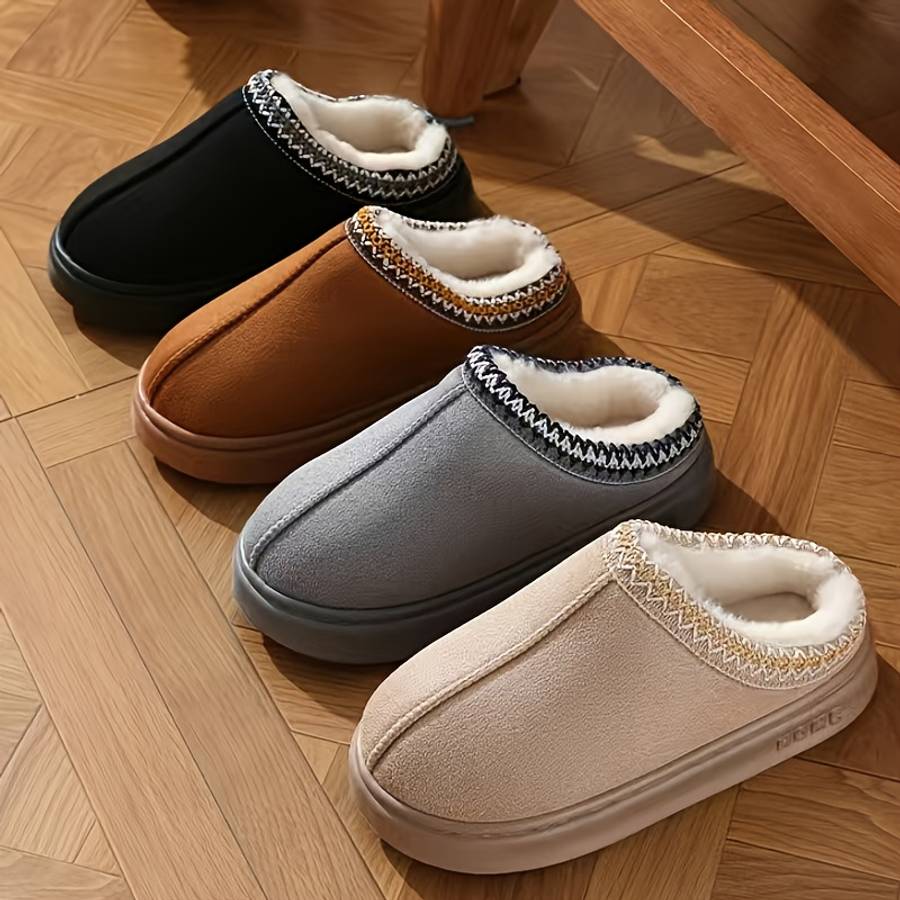 Cotton Slippers Color Grey Sizeuk 3.5-4