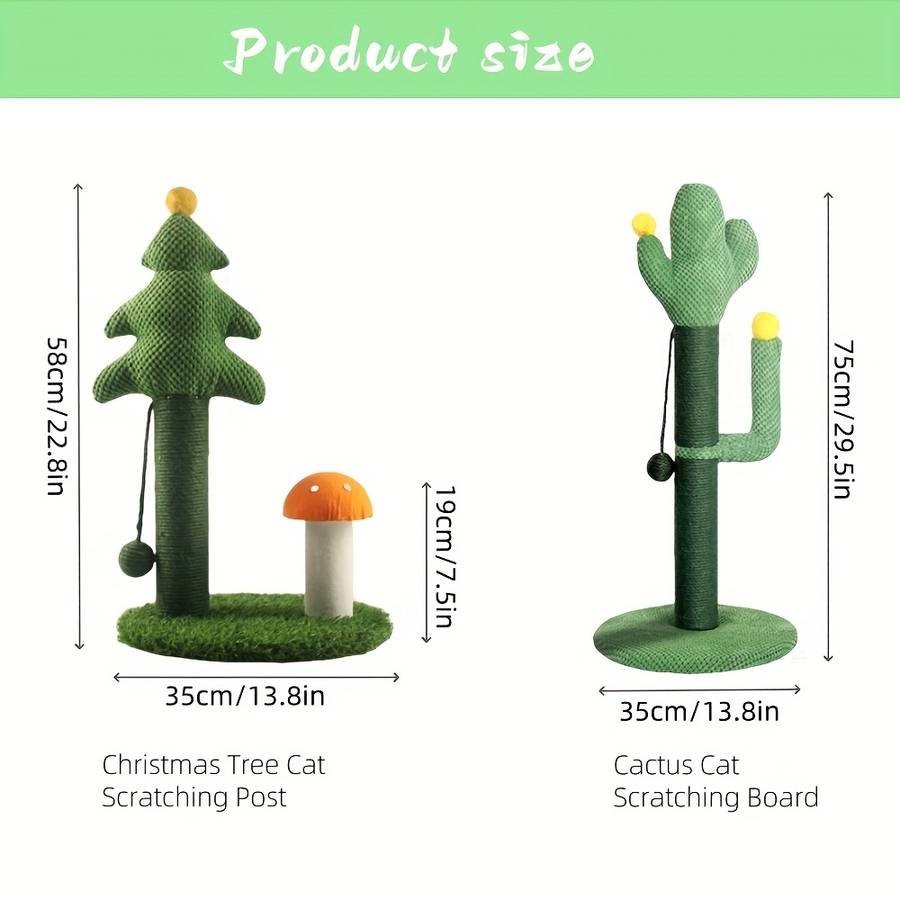 Pet Supplies Style Christmas Tree Scratching Post