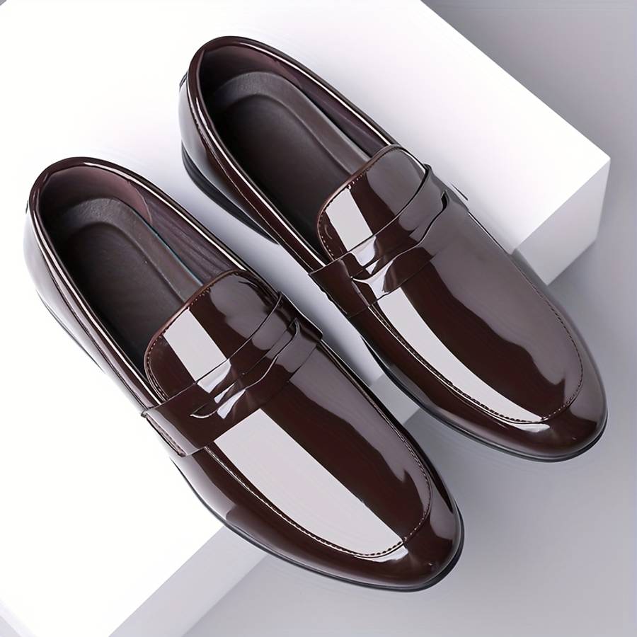 Mens Leather Shoes Color Black Sizeuk 10.5