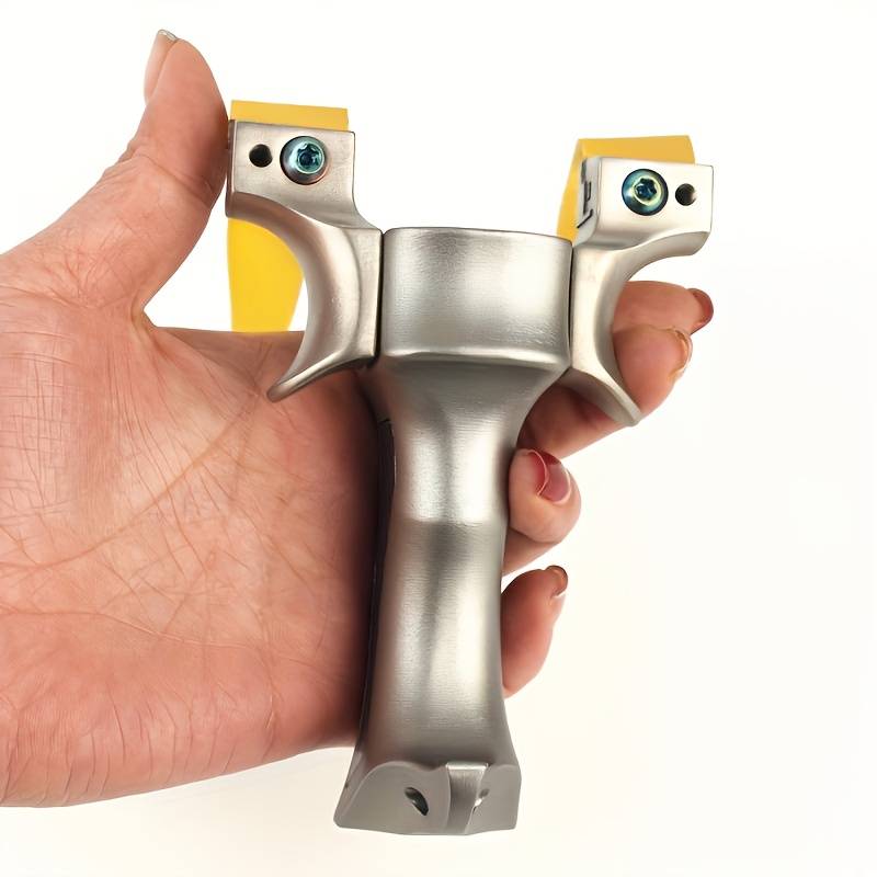 1pc Quick Draw Slingshot With Stainless Steel Construction