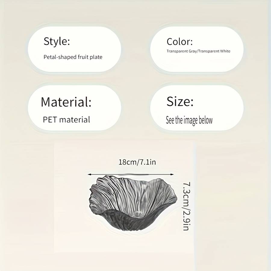 Bowl Color Transparent Grey