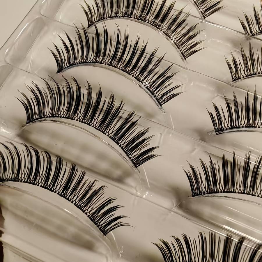 5 Pairs Natural C Curl False Eyelashes Style Nature