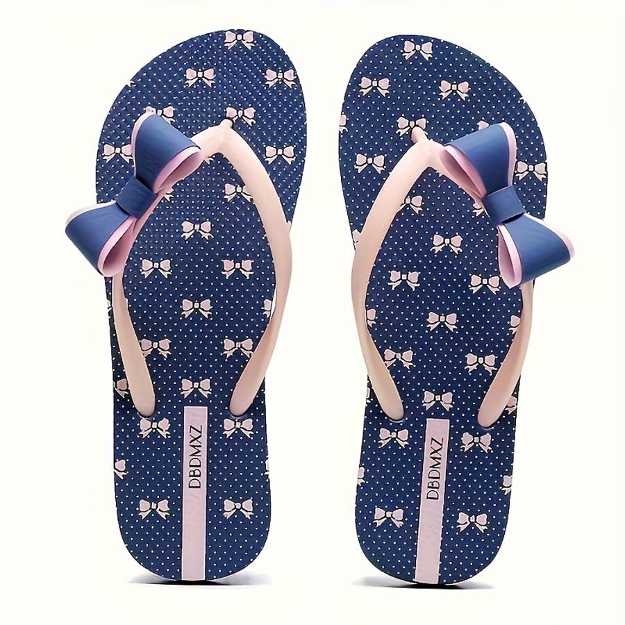 Ladies Summer Flip Flops Royal Blue Uk 4