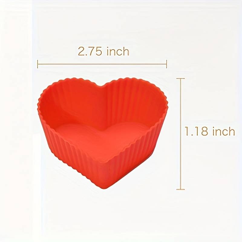 Suitable For Baking Molds Color Red Quantity 24Pcs
