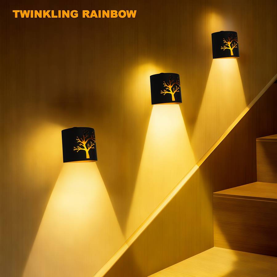 Solar Emergency Lights Model New Model Hillside Tree Shadow Lamp