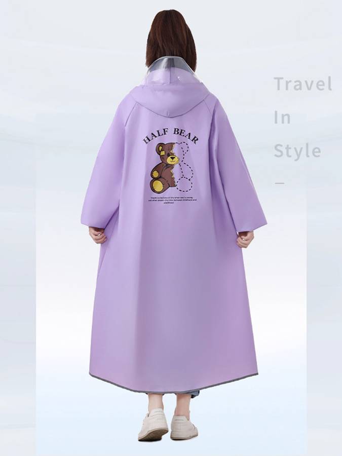 Raincoat Violet Size L