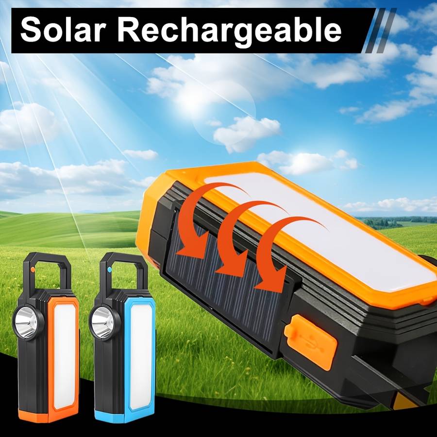 Solar Emergency Lights Items Blue Lamp