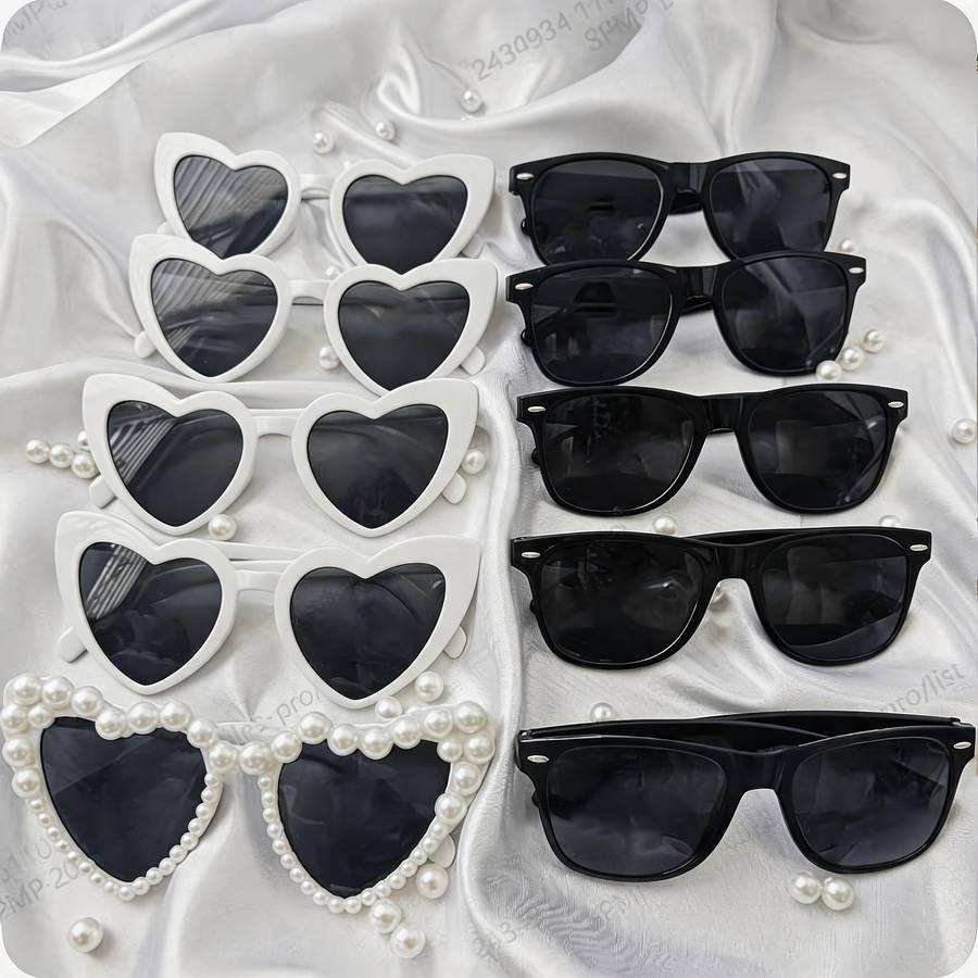Wedding Supplies Color 10Pcs 5 White & 5 Black