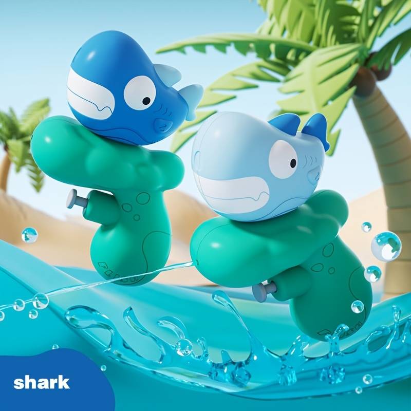 Toy Guns Color Shark Small Water Gun  Random 2 Colors] Opp Bag Packaged