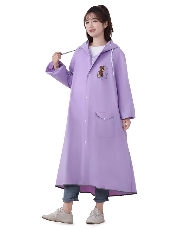 Raincoat Violet Size L