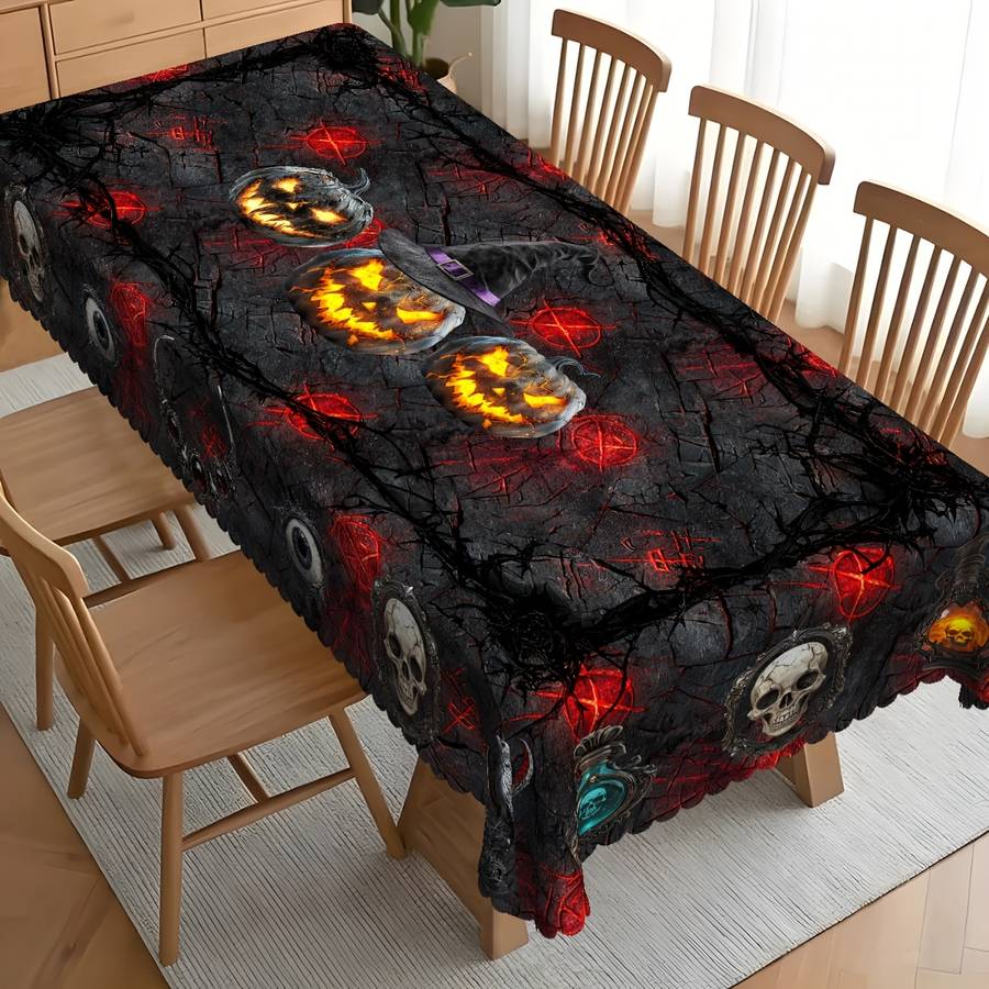 Halloween tablecloth decoration size Round 152cm or 60inch