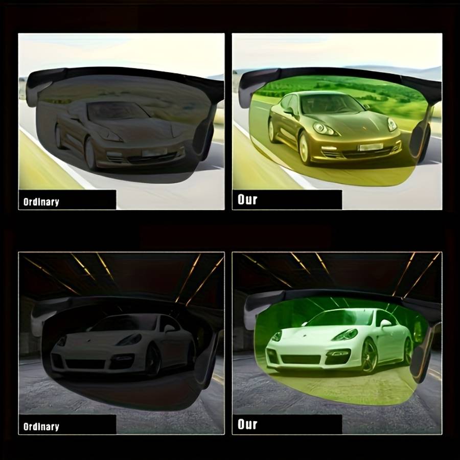 Suitable For Day And Night Fashion Glasses - Durable PC Frame And Lenses