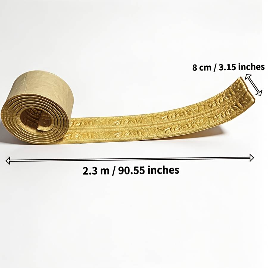 Skirting Board Bronze 8Cm2.3M 3.1590.55 Inches Quantity 2 Rolls