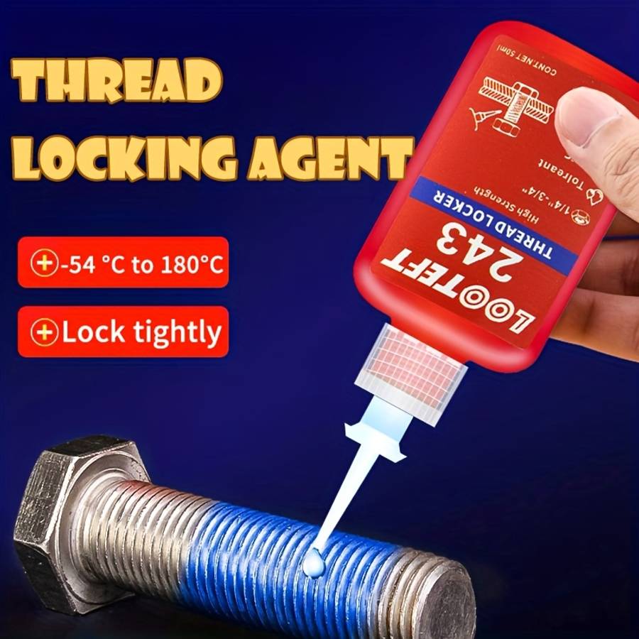 HeavyDuty Reliable EcoFriendly NonToxic Heat Stable 1Pc 50Ml Threadlocker For