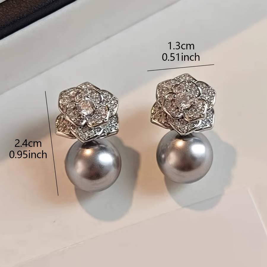 Women S Earrings Color Grey Size One Size