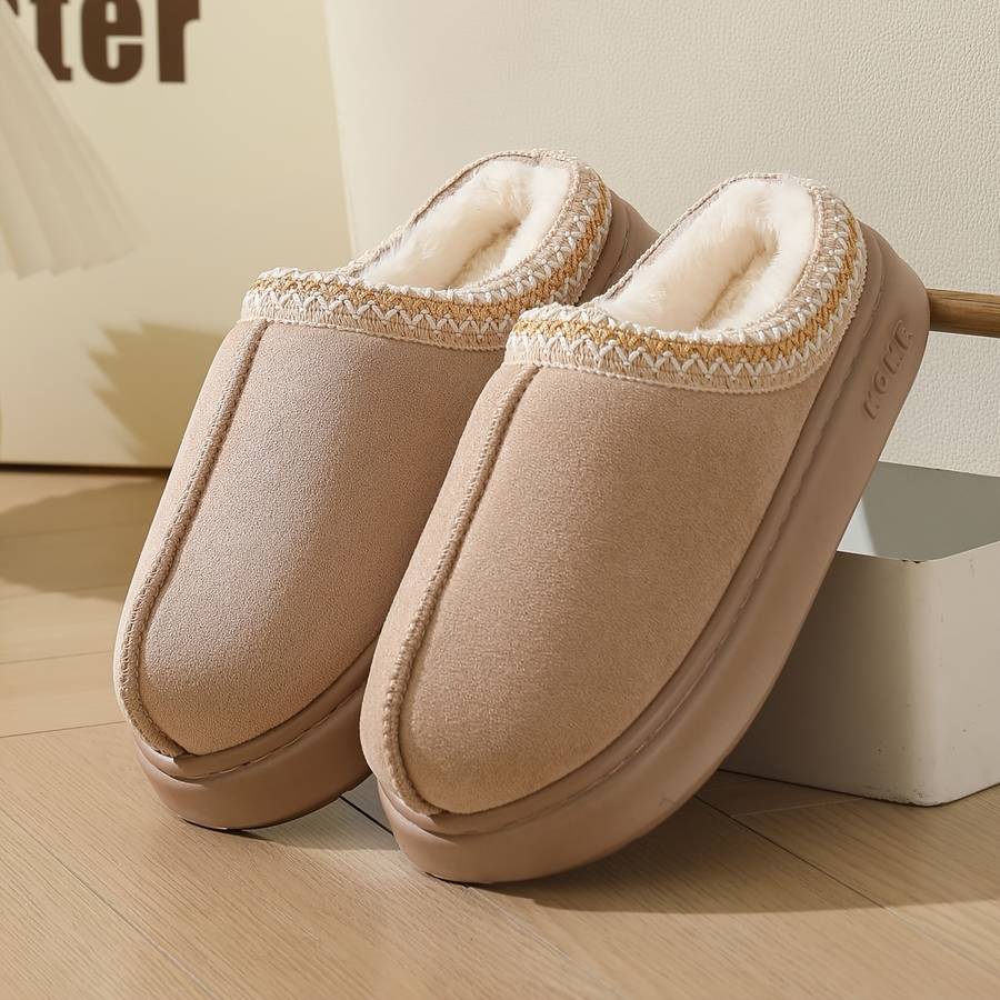 Cotton Slippers Color Mocha Color Sizeuk 3.5-4