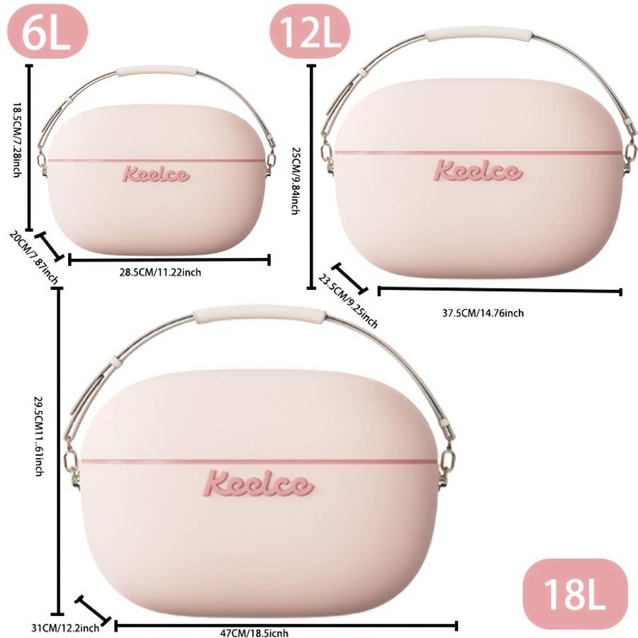 Insulated Cooling Bag Color Purple Items6L