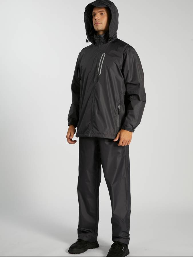 Raincoat Grey Size M